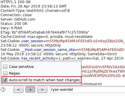 Burp Suite Tips - Auto-scroll to Match