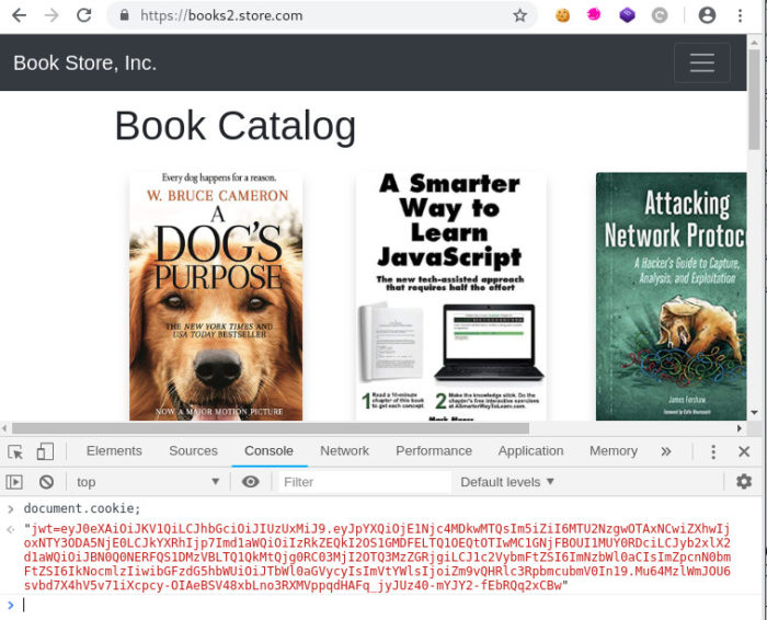 Using Burp's Cookie Jar for JWTs - JWT stored as a cookie